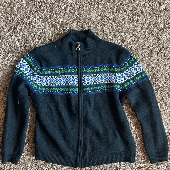Vintage Pendleton Sweater Jacket - Picture 1 of 3
